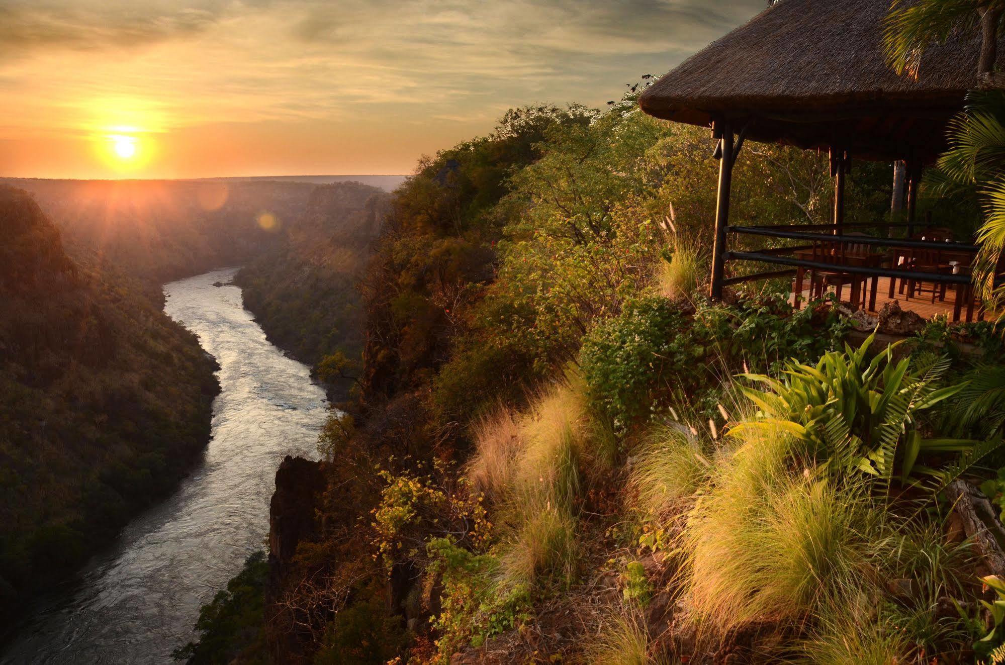 Gorges Lodge Victoriawatervallen Buitenkant foto
